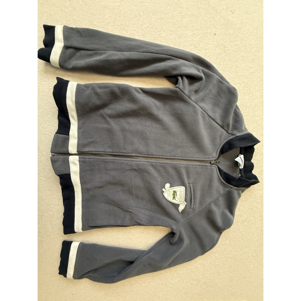 Lacoste Sport Men's Size 34 Gray Full Zip Sweater